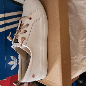 Sperry White Sneakers with Memory Foam